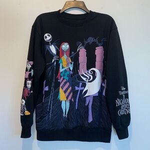 Disney Nightmare Before Christmas Jack & Sally Fleece Sweatshirt